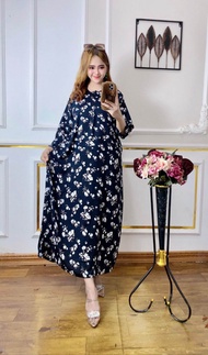 DRESS  DASTER RAYON  BUSUI FRIENDLY JUMBO LD 115 sampai LD 125 RAYON PREMIUM