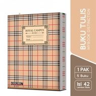LONG NOTEBOOK B5 DISTRIBUTION CONTENTS 42 SHEETS 1 PACK 5 PCS