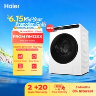 [FREE SHIPPING / READY STOCK] Haier 2-in-1 Front Load Inverter Washer Dryer (11kg + 7kg) /Mesin Basu