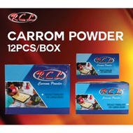 RCL [Carrom Powder 12PCS/BOX ] [20GM ] [Carrom Men, Striker, Carrom Powder]