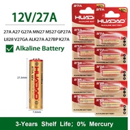 A27 27A 12V Alkaline Battery G27A MN27 MS27 GP27A L828 V27GA ALK27A A27BP K27A VR27 R27A for Doorbel
