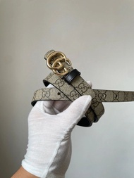 Gucci雙面皮帶2cm