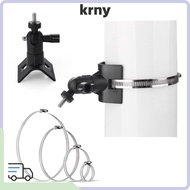 KRNY0MY Security Camera Holder, Plastic Universal Camera Pole Mount Bracket, Metal Clamp Adjustable 