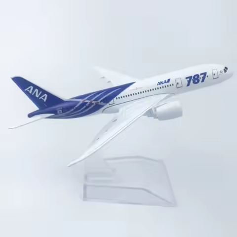 1/400 Scale Metal Scale Aircraft B787 ANA Japan All Nippon Airways 14cm Alloy Plane Toys Children Gi