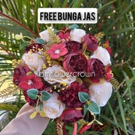3 Warna Wedding Bouquet Buket Bunga Tangan Pengantin #Gratisongkir
