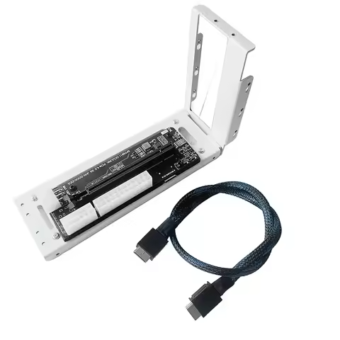 For Laptop eGPU Case SFF 8611 Oculink M.2 External Graphics Card GPU Holder Dock PCIe 4.0 X4 Gen4 No
