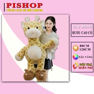 Giraffe teddy bear wearing shoes, adorable new giraffe stuffed animal Piece favorite gift for childr