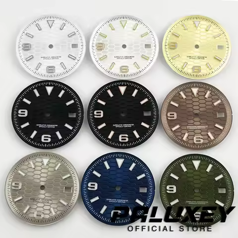 NH35 28.5MM/31MM Modified Perpetual Land-Dweller Watch Dial For NH35 4R35 Movement BGW9 Luminous Wat