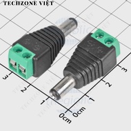 [5 Pieces]- DC5521 DC Male Power Connector Jack 2.1mm Needle Wire Connector With Domino TechZone Vie
