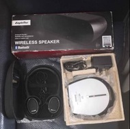 aiwa discman 新機連美國Klipsch耳機藍牙喇叭