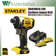 STANLEY Stanley SBI810D2K-B1 20V Brushless Cordless Impact Driver / stanley impact drill / impact drill cordless