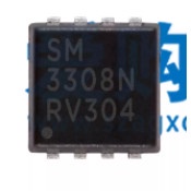 10PCS/LOT SM3308NSQAC Patch DFN3X3-8 Printing SM3308N MOS Tube N Channel 30V 35A