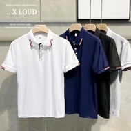 Plian Polo Shirt for Men M-4XL Oversize Polo T Shirt Collar Casual Polo Shirt for Man Classic Polo S