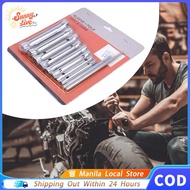 10Pcs 6-22mm Socket Wrench Set Double-Ended Spark Plug Wrench Tubular Plumbing Socket Wrench Durable
