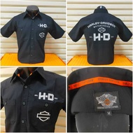 KEMEJA HDM Shirt - HD 037 B, Black