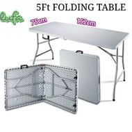 2.5x 5 FT Folding table  GARDEN  TABLE bazzar  meja lipat heavy DUTY BANQUET TABLE OUTDOOR TABLE PIC