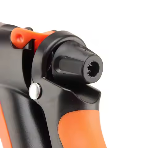 High-Pressure Spray Nozzle for Standard Garden Hoses with Quick-Connect Male Fitting and Leak-Proof 