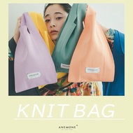 ANEMONE knit tote bag