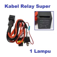 Relay Cable Set HID Projector Lamp Biled Projector Motor Car H4 1 & 2 Lights