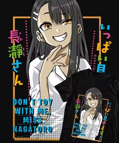 Camiseta unisex Ijiranaide Nagatoro-San Hayase Cotton anime T-shirt