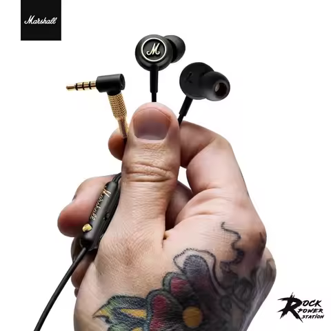 MARSHALL mode EQ Wired in-ear headphones with built-in microphone and remote