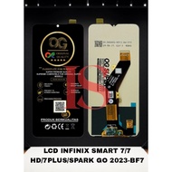 LCD INFINIX SMART 7 FULLSET TOUCH SCREEN LCD SMART 7/7 HD/7PLUS/SPARK GO 2023-BF7 LCD ORIGINAL