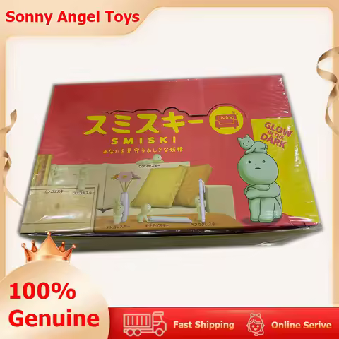 Sonny Angel Smiski Living Series Mystery Blind Box Kawaii Figures Cute Glow in The Dark Green Dolls 
