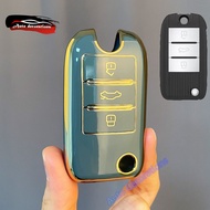 พวงกุญแจรถ Mg5 MT พวงกุญแจรถยนต์ MG EP เคสกุญแจรีโมทรถยนต์ MG ZS 2018 ปลอกกุญแจรถยนต์ แบบพับได้ สําห