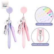 GOJO Retractable Nurse Pen, Buckle Clip Badge Holder Nurse Ballpoint Pen, Nurse Accessories Multifun