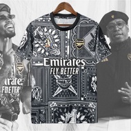 Arsenal X Ian Wright Edition Fan  Player Issue  Breathable Sports TShirt