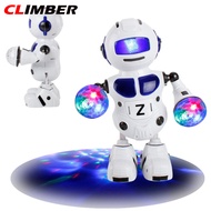 CLIMBER [High Quality] Kids Dance Robot Toys With Music Light Electronic Walking Dancing Smart Robot For Boys Girls Birthday Christmas Gift