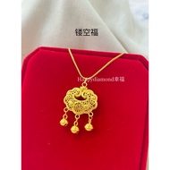 999足金 平安锁 长命锁 不包括项链/ 999 gold pendant PENDANT ONLY WITHOUT NECKLACE