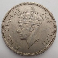 (1951)Hong Kong Fifty cents/Circulation coins /(1951)香港銀色伍毫硬幣/流通幣/靓原光/Ref1951HK