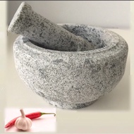 Unpolished  Granite Stone Mortar &amp; Pestle Pounder