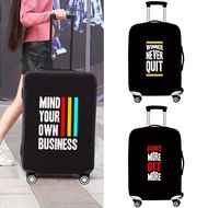 Luggage Cover For Size 18/22/24/26/32 Inches Dustproof Scratch-Resistant Stretch 18-32' phrase Serie
