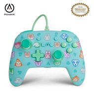 PowerA Enhanced Wired Controller for Nintendo Switch, Nintendo Switch OLED - Animal Crossing (Officially Licensed)