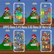 Case Super Mario Oppo Reno 5 4G Reno 5 5G Reno 5F Reno 5Z