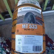 ASCENDO TUBELESS OUTER TIRE SIZE 90/ 90-12 / Electric motorcycle tire size 90/90-12