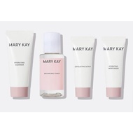 Mary Kay Hydrating Go Set Cleanser Scrub Toner Moisturizer Set of 4 (Trial, Travel Sized, Convenient