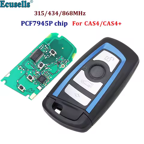 Ecusells 4B Remote Key 315MHz YGOHUF5662,434MHz HUF5767,868 MHz HUF5661 For BMW 5 7 F Series X5 X6 F