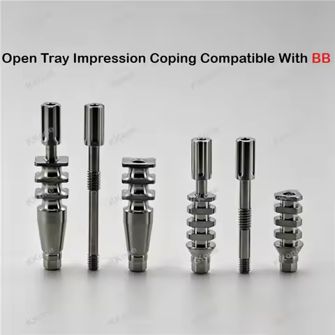 10Pcs High Precision Open Tray Impression Coping Compatible With BB Implant System Dental Lab Restor