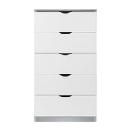 Koncept Furniture ตู้เตี้ย รุ่น Pody-L ขนาด 60 cm. สีขาว (60x40x110 ซม.)