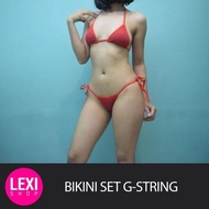 COMPLETE Lingerie Bikini Women Micro Bikini Thong Bra Set - g string
