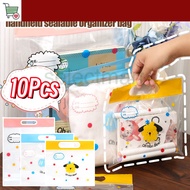 SM 10Pcs Transparent PEVA Handbag - Household Outdoor Travel Sealed Storage Bags - Practical Station