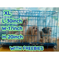 【COD】 FOLDABLE XL DOG CAGE LARGE POOP TRAY