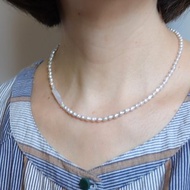 簡樸純一 珍珠項鍊 天然淡水珍珠