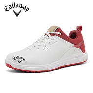 Callaway Golf Shoes Lightweight Mens Waterproof Shoes Anti-slip Fixed Spikes Sports Casual Mens Shoe