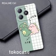 HP Softcase Realme C61 2024hp Realme C61 2024 Casing/ Realme C61 2024 Fashion Printing Case Cool Sil