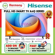 (Best Seller) HISENSE 50" Full HD Smart TV A4Q Series 50A4Q / VIDAA/ Television / TV CCTV Office Hos