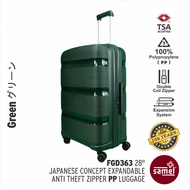 Samel Japanese’s Concept Expandable Anti-Theft Zipper Luggage (28") FGD363
